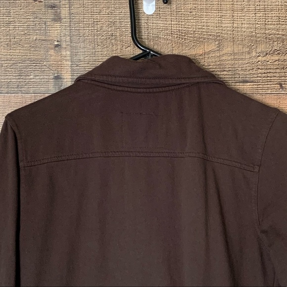 Prana Tori brown fleece button up military jacket Size Small - Picture 8 of 9